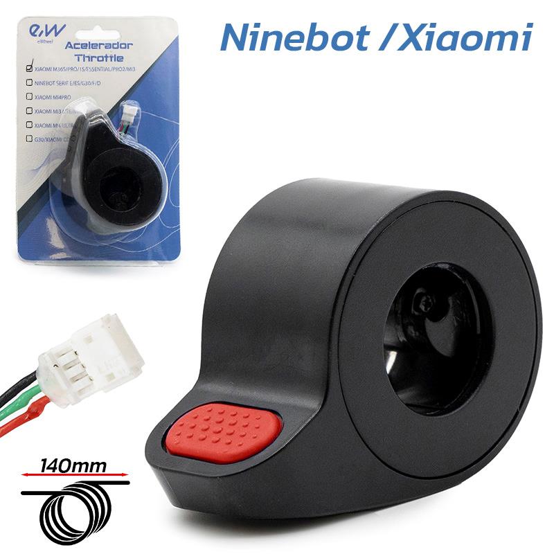 Akcelerátor čierno/červený pre kolobežku Xiaomi a Ninebot